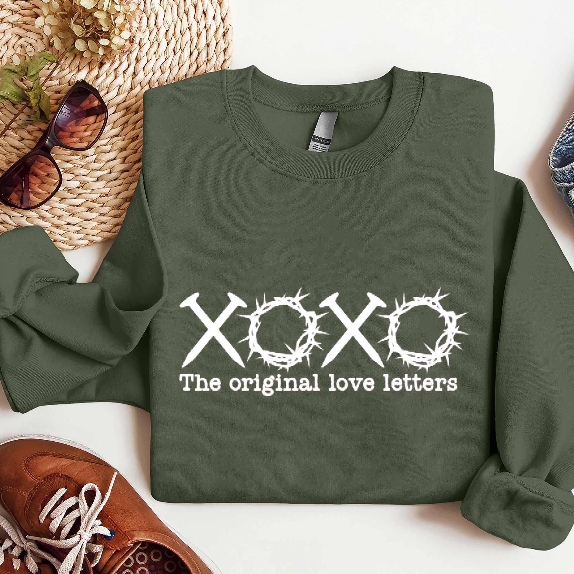 XOXO the original love letters Sweatshirt, Christian Valentine Shirt, Valentine Shirt. ILAF01